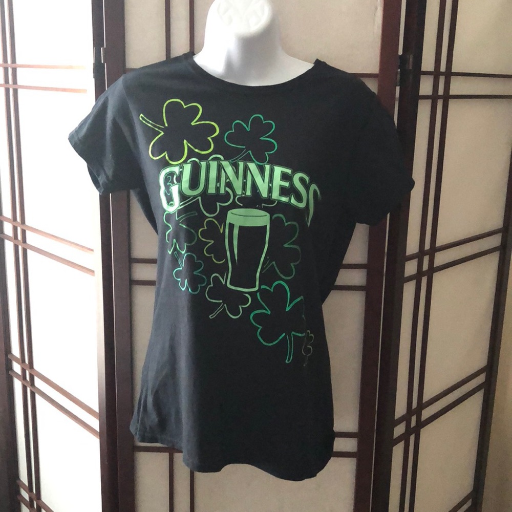 Guinness black clover beer tee